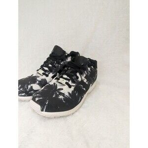 Adidas ZX Flux Torsion Black White Palm Floral Shoes